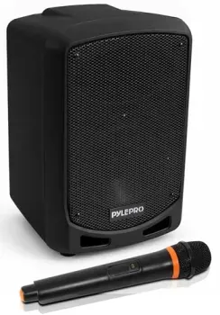 Pyle Portable Bluetooth PA Speaker System w/ Wireless Mic