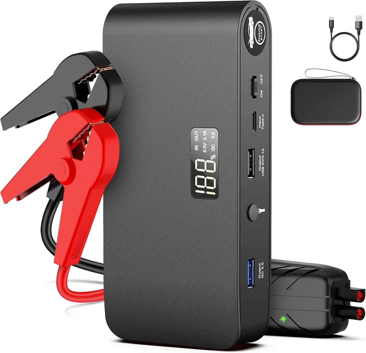 BooKoo 4000A 12V Car Battery Jump Starter