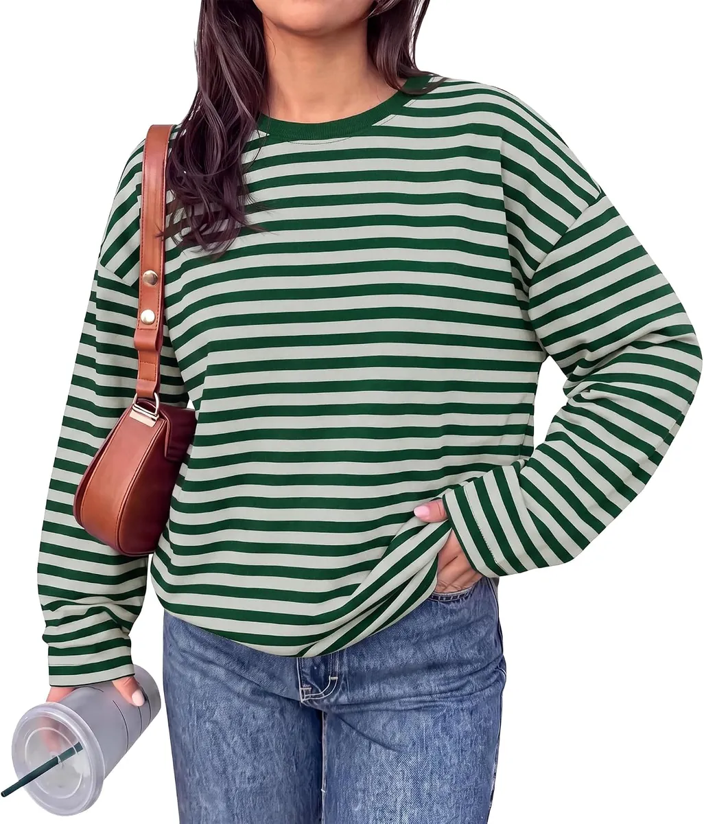 BTFBM Oversized Striped Shirt
