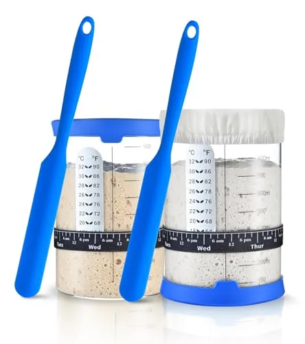 Adodeen Sourdough Starter Jar Kit