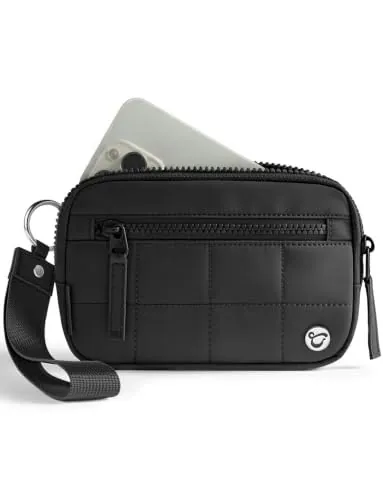 Uselike RFID Blocking Quilted Wristlet Wallet