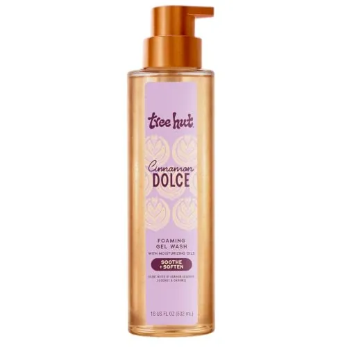Tree Hut Cinnamon Dolce Foaming Gel Wash 18oz