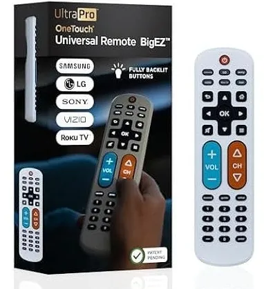 UltraPro BigEZ OneTouch Big Button Universal TV Remote