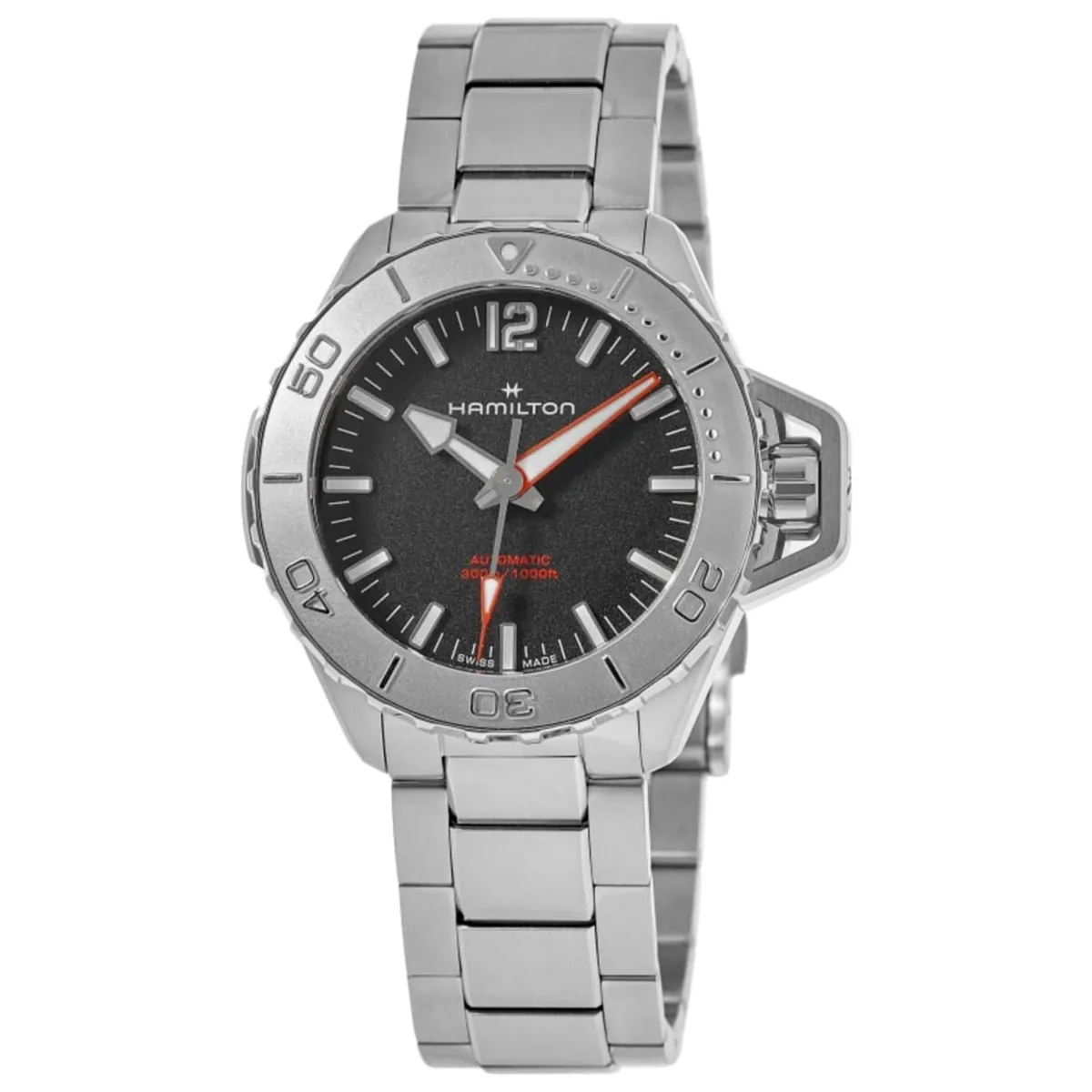 Hamilton Khaki Navy Frogman 46mm Black Dial Men's Automatic Watch