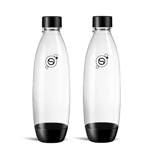 SodaStream Slim Carbonating Bottles 2-Pack 1-Liter