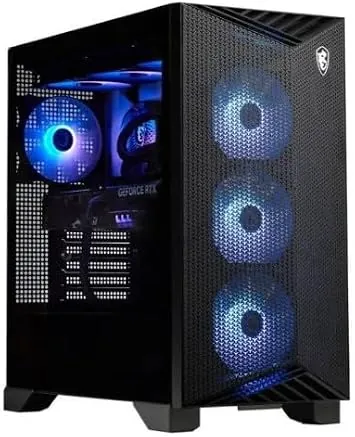 MSI Aegis R2 Al B2NVR9-1450US Desktop PC, Intel Core Ultra 9 285, NVIDIA GeForce RTX 5070 Ti, 32GB DDR5, 2TB M.2 SSD, Win11H (Renewed)