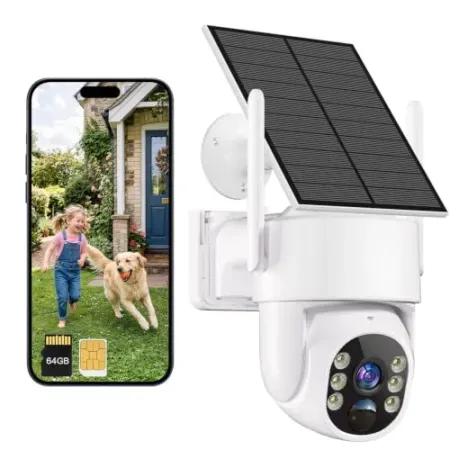 Noahlink 2K 4G LTE 360° PTZ Wireless Solar/Battery Outdoor Security Camera