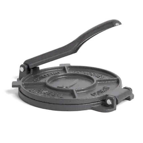 (Resale) Alpha Living Heavy Duty Cast Iron Empanada Press Quesadilla Tortilla Maker 8"