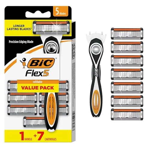 BIC Soleil Escape 5-Blade Refillable Razors 2-Count