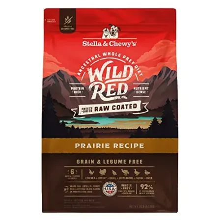 21lb Stella & Chewy's Wild Red Raw Coated Kibble Dry Dog Food