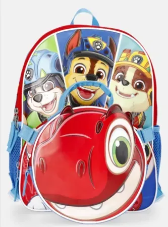 Nickelodeon Paw Patrol 14" Toddler Backpack with Lunch Kit