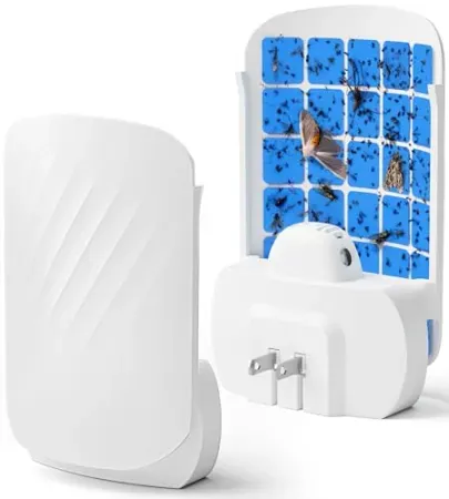 WowCatch Plug-in Flying Insect Trap for Indoors w/ Two Refills