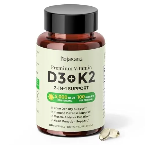 D3 K2 5000IU MK-7 4-Month Supply