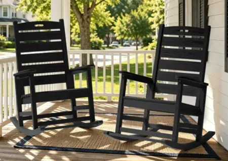 2-Pack SERWALL Oversized Outdoor Rocking Chair