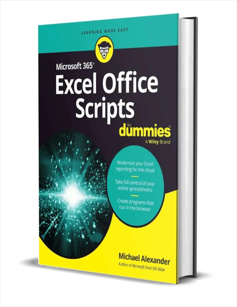 "Microsoft 365 Excel Office Scripts For Dummies" eBook: Free + free shipping
