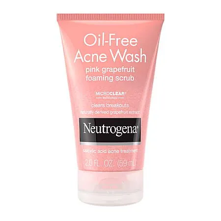 2-Oz Neutrogena Oil-Free Pink Grapefruit Acne Wash