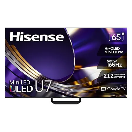 65" Hisense U7 4K 165Hz MiniLED QLED TV (2026)