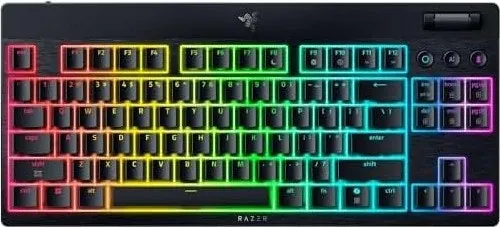 Razer BlackWidow V4 Low Pro TKL HyperSpeed Wireless Gaming Keyboard