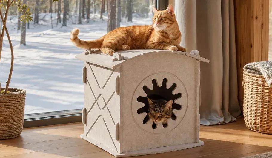 Foldable Cat House