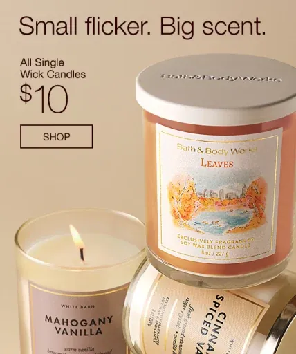 Single Wick Candles Sale