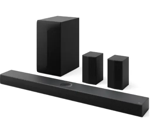 LG S7TR 5.1.1-Ch Dolby Atmos Sound Bar w/ Wireless Subwoofer and Rear Speakers