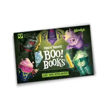 Wendy's Boo Books w/ 5x Jr. Frosty Treats & Wendy's Kids Meal Coupon w/ Purchase