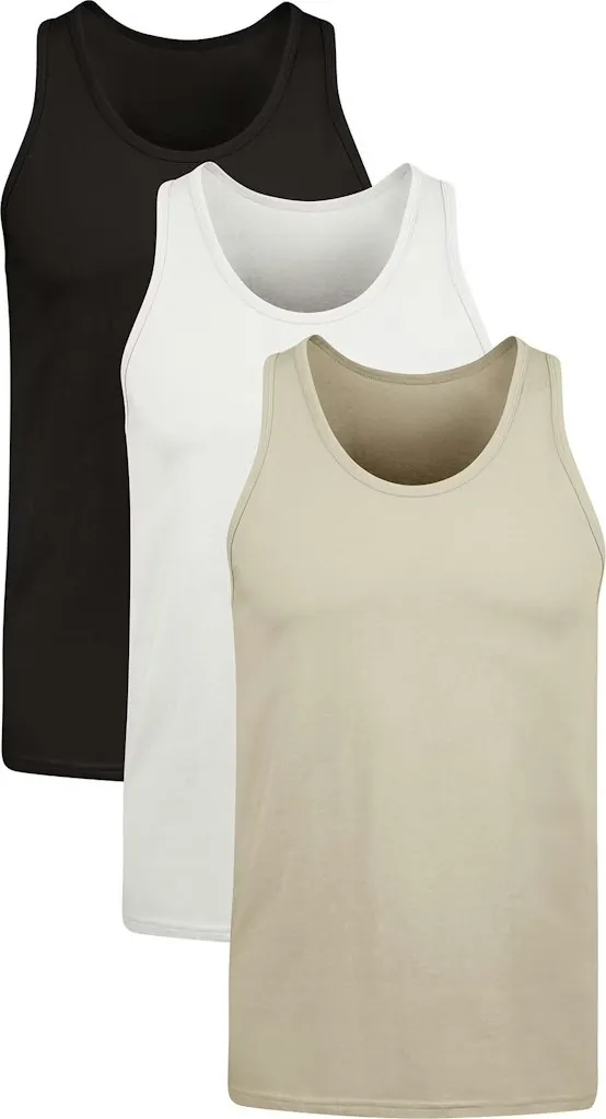 Hanes Men's Cotton Tank 3-Pack for from $6.77 + free shipping w/