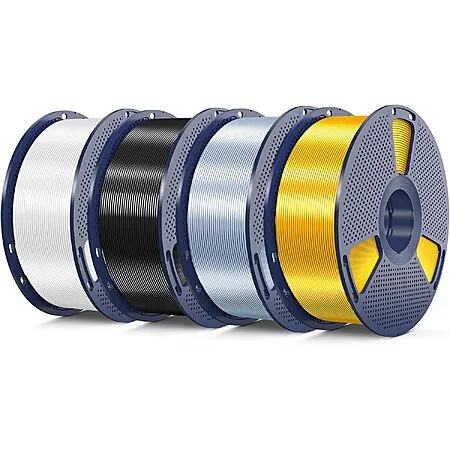 4-Pk 1KG SUNLU Silk PLA 1.75mm 3D Printer Filament (Various)