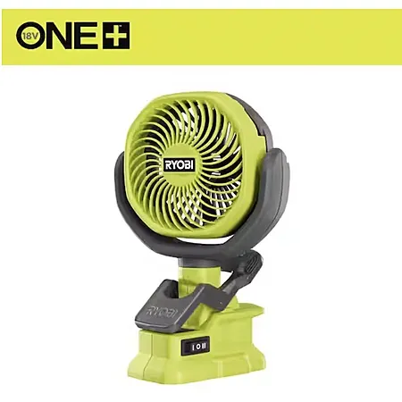 RYOBI ONE+ 18V Cordless 4" Clamp Fan (Tool Only)