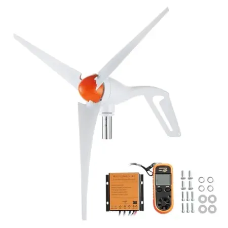 VEVOR 12V-500W Wind Turbine Generator Kit with Anemometer