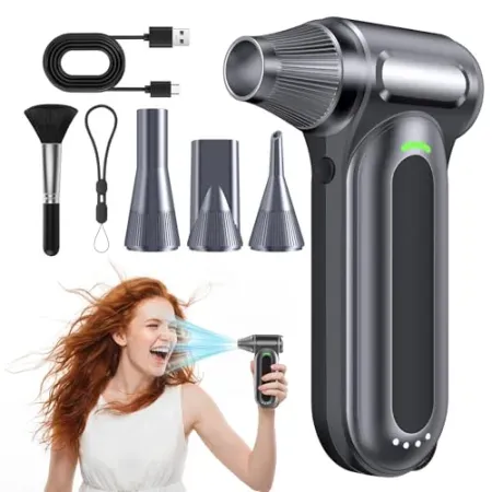 FAOGO 4-Speed Cordless Brushless Motor Compressed Air Duster