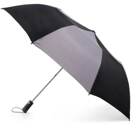 55" Totes Recycled Canopy Vented One-Touch Auto Open Golf Rain Umbrella