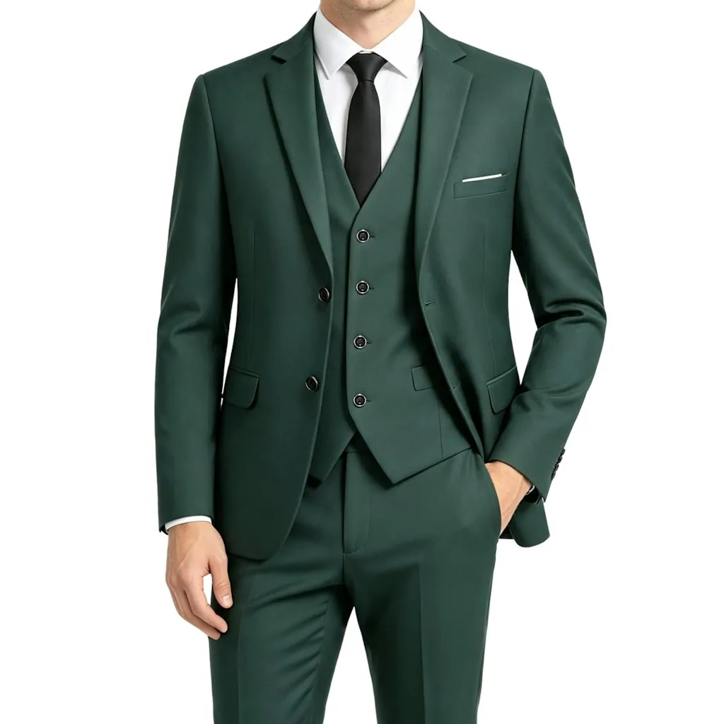 Men's Slim Fit 3-Piece Formal Suit