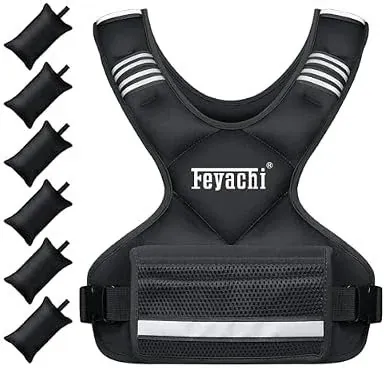Feyachi X Type Weighted Vest with Reflective Stripe