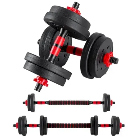 NEWBULIG 5-in-1 Adjustable 20lb Dumbbell Set