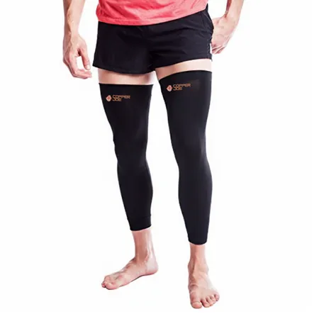 2-Pk Copper Joe Copper-Infused Full Leg Compression Sleeves (Various Sizes)