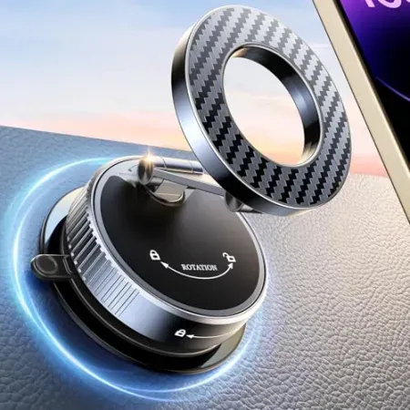 Viccux Vacuum Suction Magnetic Phone Holder