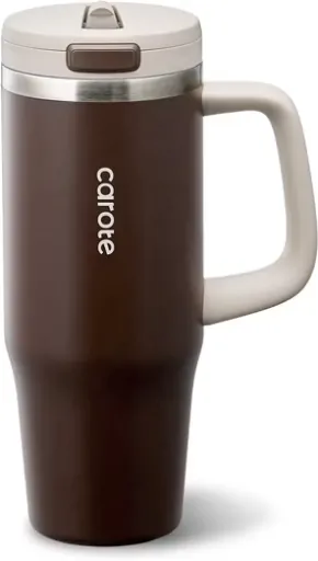 Carote Insulated Stainless Steel Tumbler with Handle and Lid 32oz