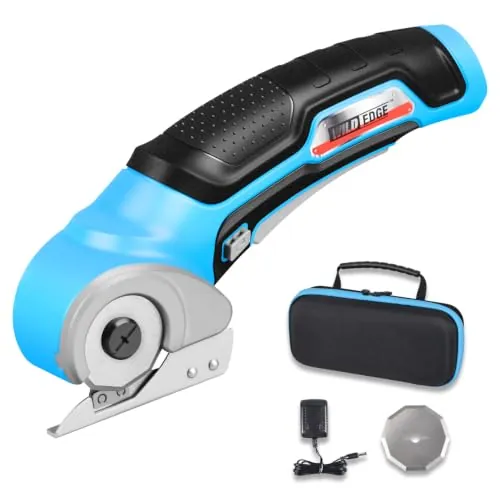 Wild Edge Cordless Electric Scissors with 2 Blades