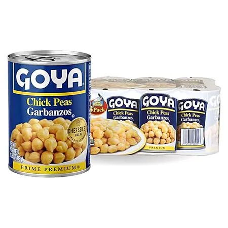 8-Pk 15.5-Oz Goya Chick Peas