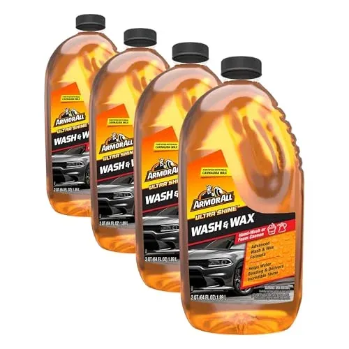 Armor All Ultra Shine Car Wash & Wax 4-Pack 64-Oz
