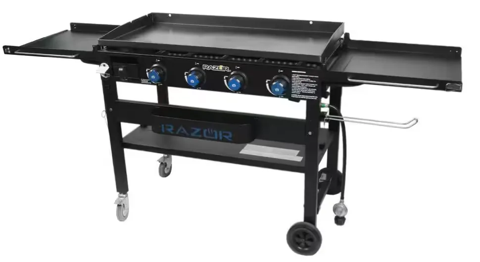 Razor 37" 4-Burner Portable Propane Gas Griddle Flat Top Grill