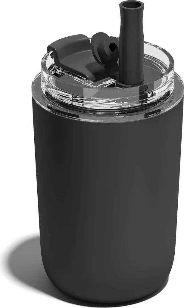 Uirzotn 10-oz. Insulated Coffee Tumbler w/ Straw