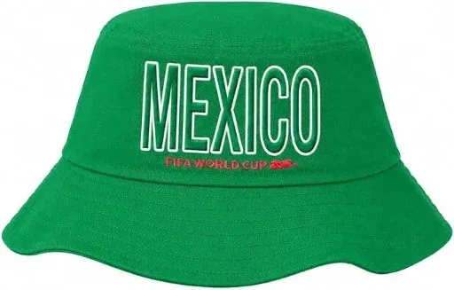 FIFA World Cup 2026 Official Country Wordmark Logo Bucket Hat: Mexico