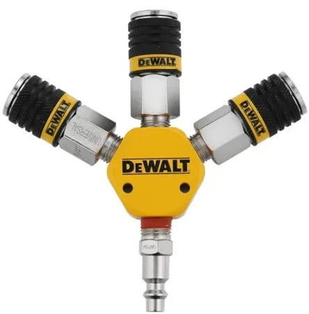 DEWALT 3-Way Air Manifold with Multi-Tool Splitter