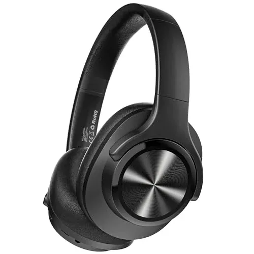 Oraolo Mission 200 Bluetooth Headphones, Over-Ear Bluetooth 5.3 Headset, 60H Playtime