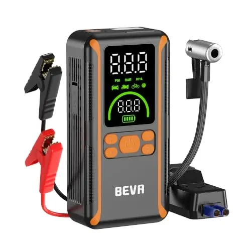 BEVA CAP11A Jump Starter with 150PSI Air Compressor