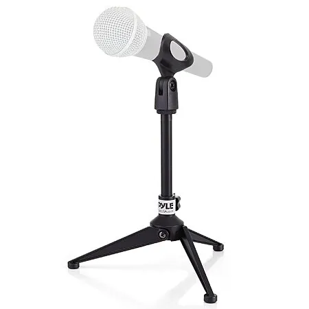 Pyle Adjustable Desktop Tripod Microphone Stand