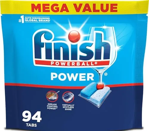 Finish Power Dishwasher Pods, Fresh Scent, 94 Count