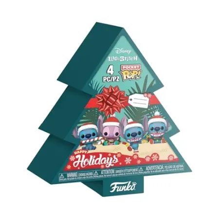 Funko Pocket Pop! Stitch Holiday 4-Pack Tree Box
